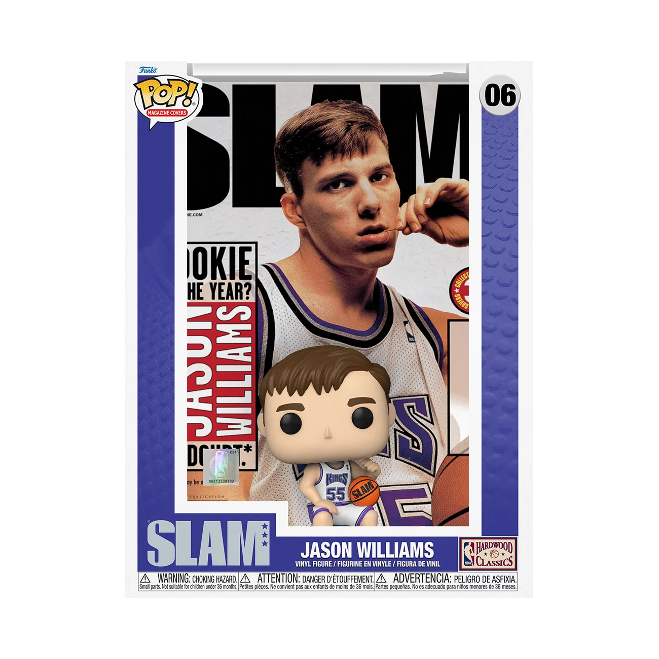 Funko Pop! NBA Cover: SLAM - Jason Williams Vinyl Figure