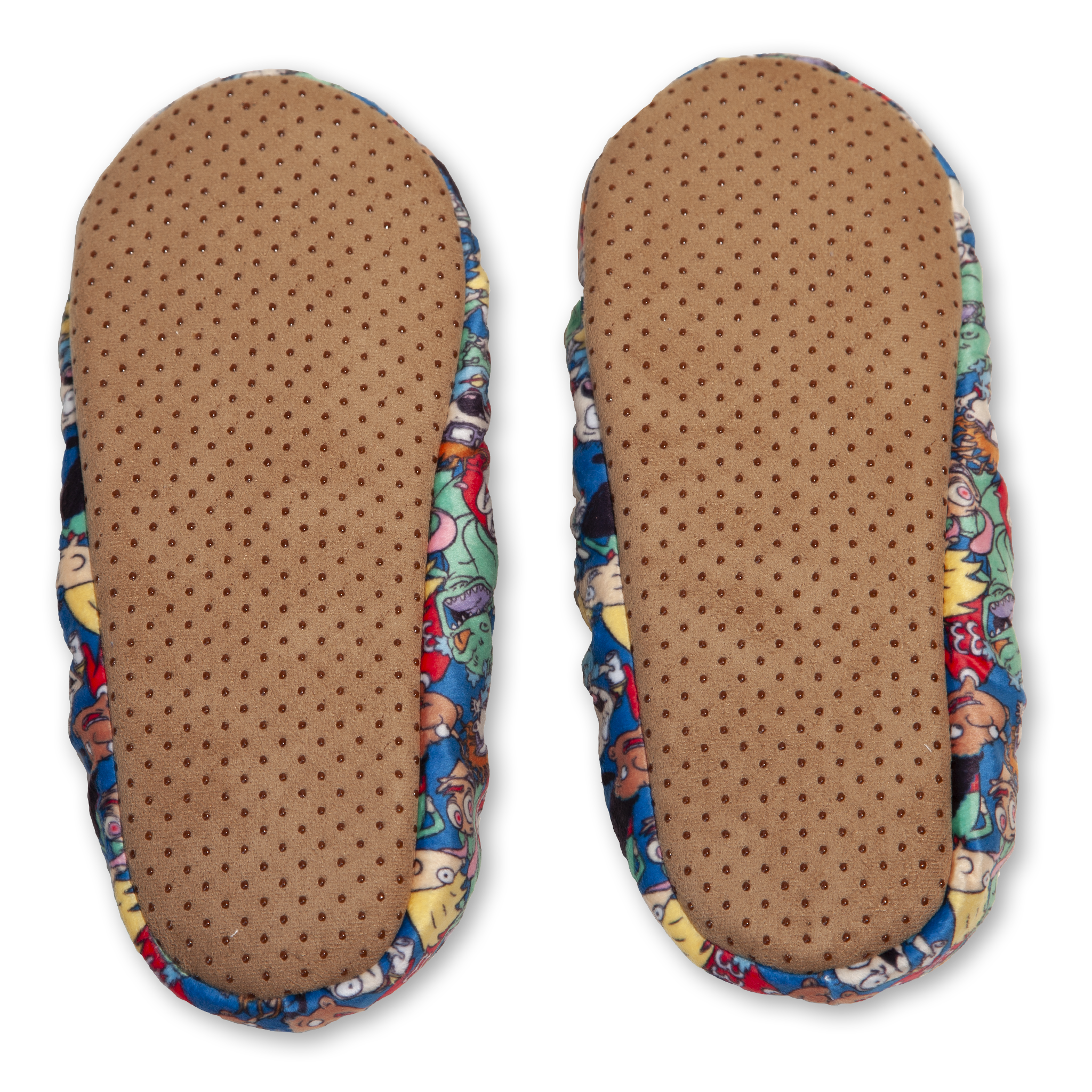 Men's Rugrats Slipper Socks with Gripper Bottoms